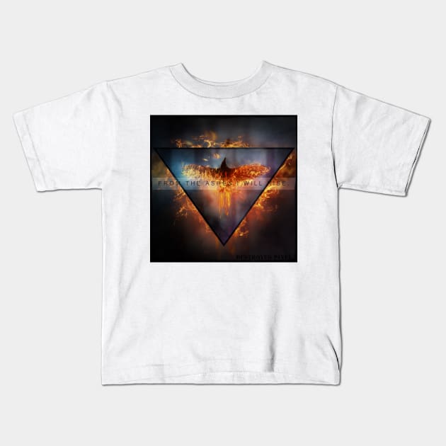 From the ashes I will rise Kids T-Shirt by Destroyed-Pixel